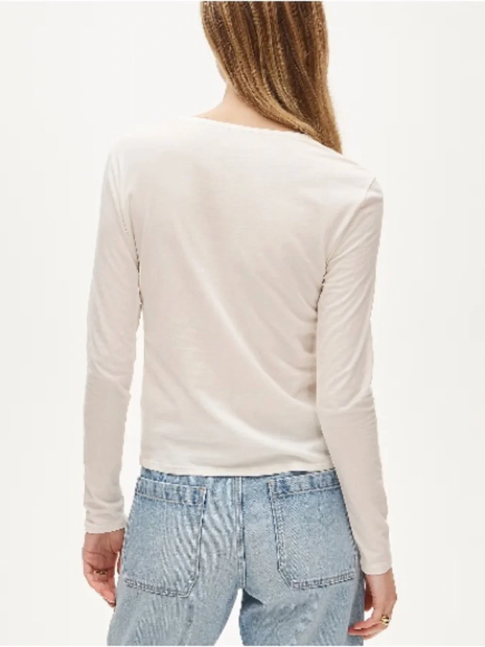 J.Crew Feather jersey lace cardigan top CS606